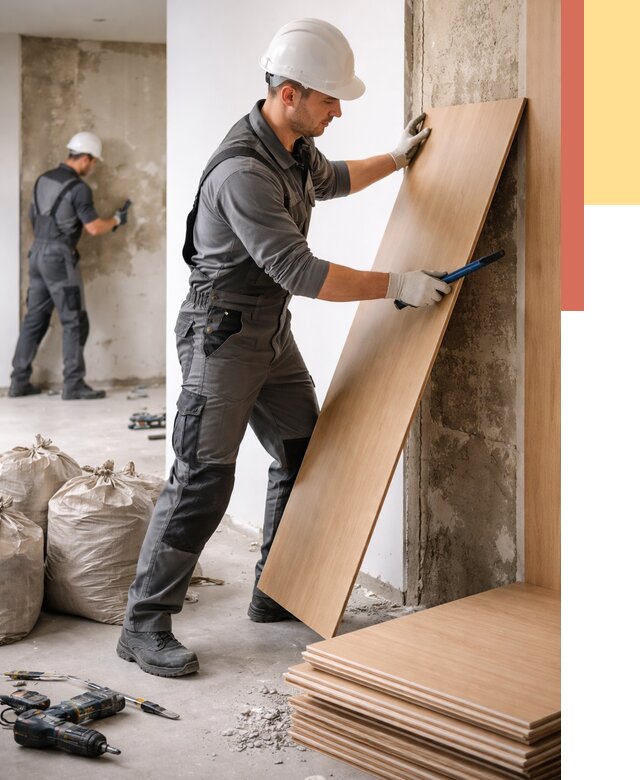 Демонтаж стеновых панелей в Приморско-ахтарске от 3548 руб. за м² быстро и недорого | ОТДЕЛОЧНИК-Прр