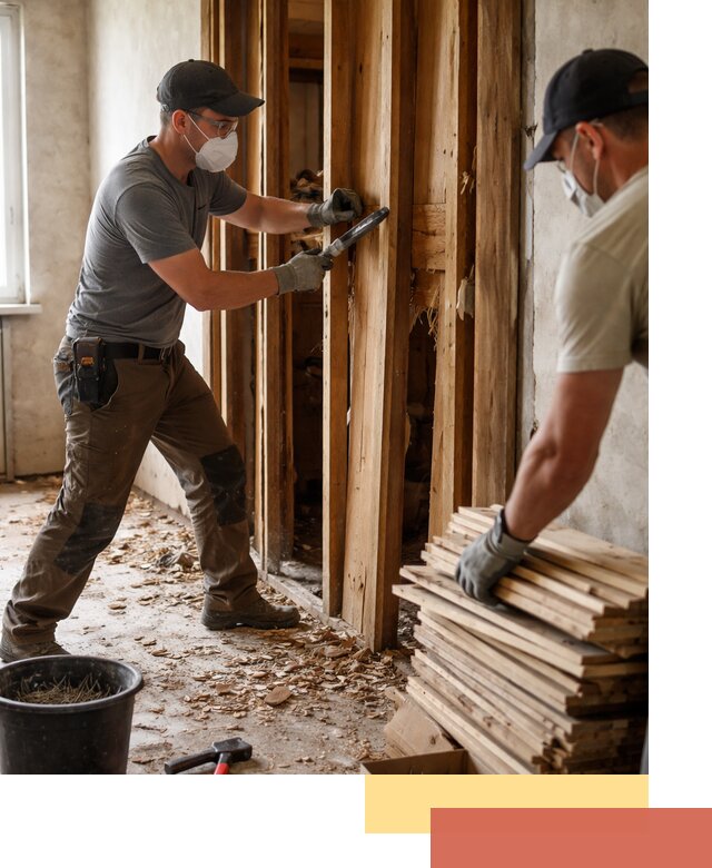 Демонтаж деревянных перегородок в Приморско-ахтарске быстро и аккуратно