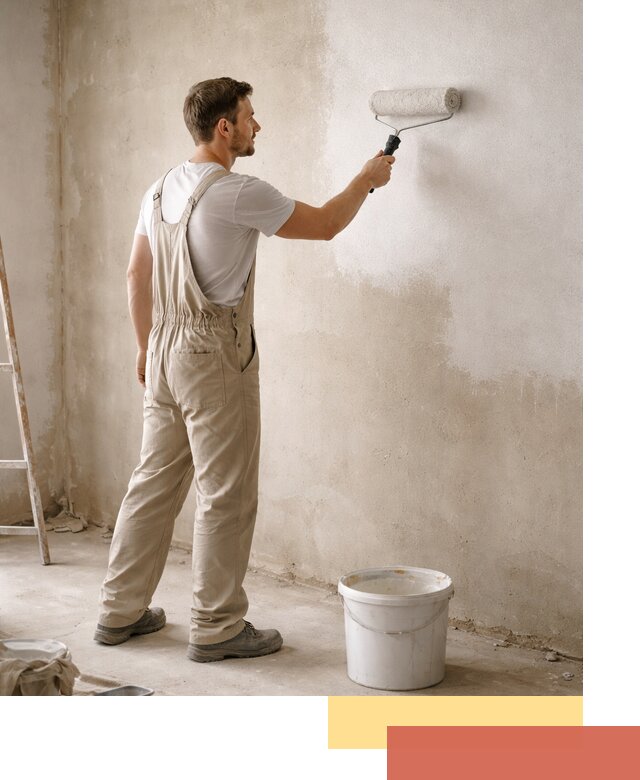 Грунтовка стен под отделку в Приморско-ахтарске профессиональным раствором
