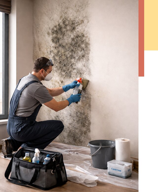 Удаление плесени со стен в Приморско-ахтарске от 2180 руб. — быстро и недорого | ОТДЕЛОЧНИК-Прр