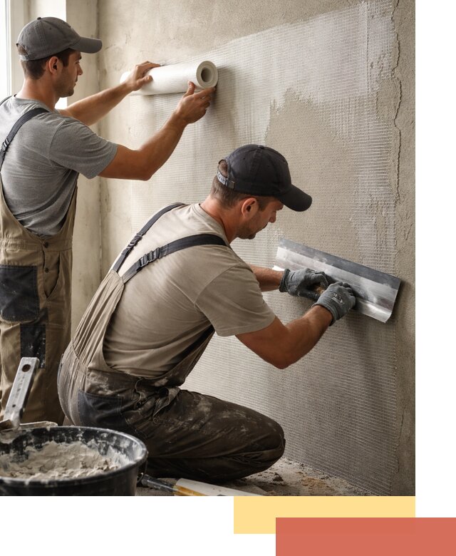 Армирование стен стеклосеткой в Приморско-ахтарске для прочной отделки