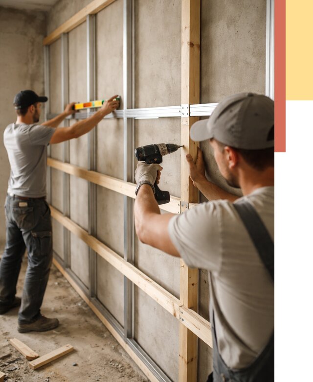 Устройство обрешетки под панели в Приморско-ахтарске от 2129 руб. — монтаж под ключ | ОТДЕЛОЧНИК-Прр