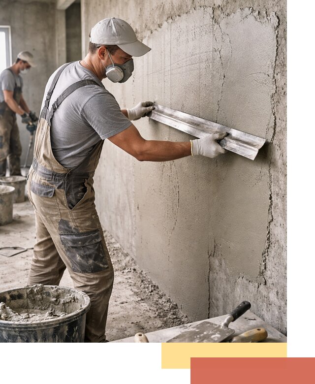 Штукатурка бетонных стен в Приморско-ахтарске качественно и долговечно