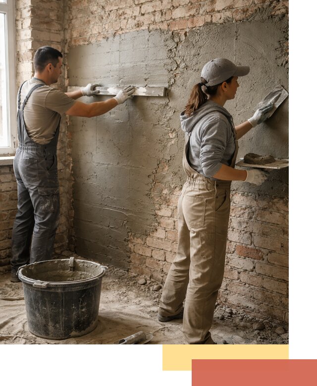 Штукатурка кирпичных стен в Приморско-ахтарске — качественно и надежно