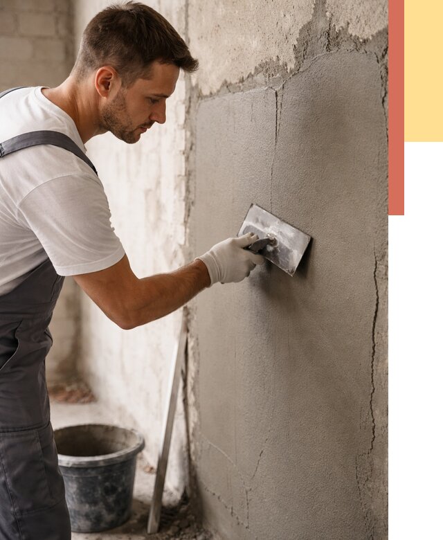 Штукатурка стен под плитку в Приморско-ахтарске от 4258 руб./м2 — выравнивание под плитку | ОТДЕЛОЧНИК-Прр