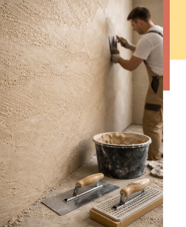 Декоративная штукатурка травертин в Приморско-ахтарске от 1825 руб/м2 — качественно и недорого | ОТДЕЛОЧНИК-Прр