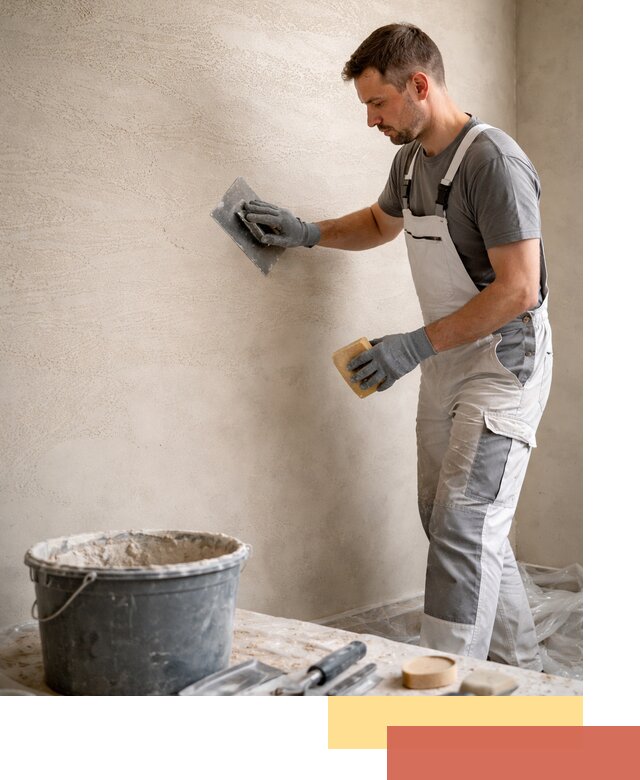 Декоративная штукатурка травертин в Приморско-ахтарске для стен и потолков