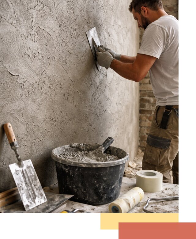 Декоративная штукатурка лофт в Приморско-ахтарске — отделка стен и потолков