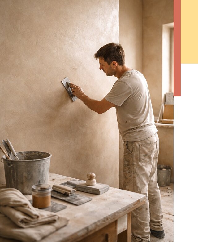 Марокканская штукатурка таделакт в Приморско-ахтарске под ключ от 4258 руб. | ОТДЕЛОЧНИК-Прр