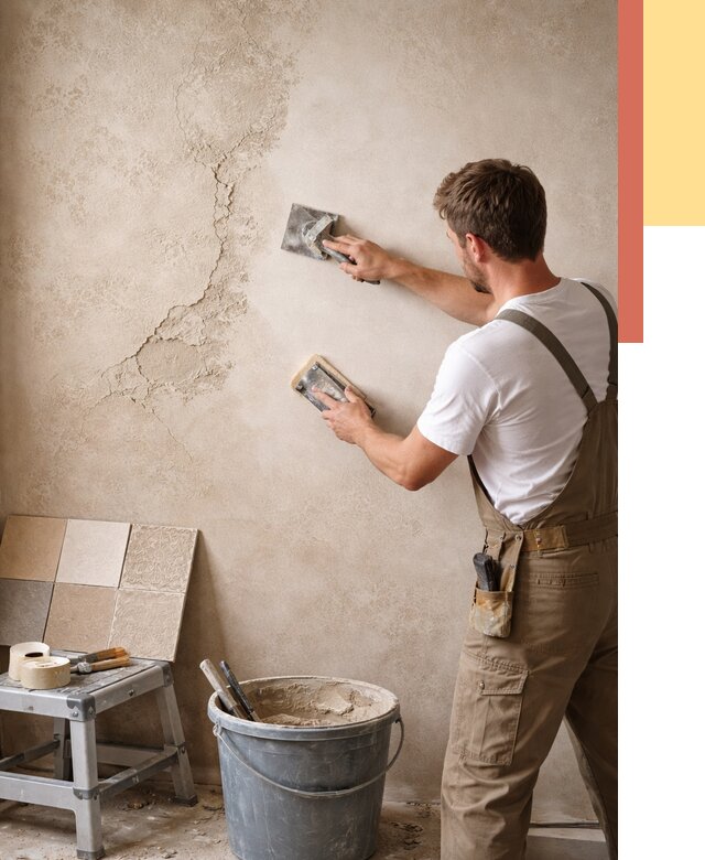 Ремонт декоративной штукатурки в Приморско-ахтарске от 4562 руб. под ключ | ОТДЕЛОЧНИК-Прр