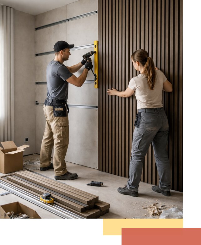 Монтаж реечных панелей на стены в Приморско-ахтарске