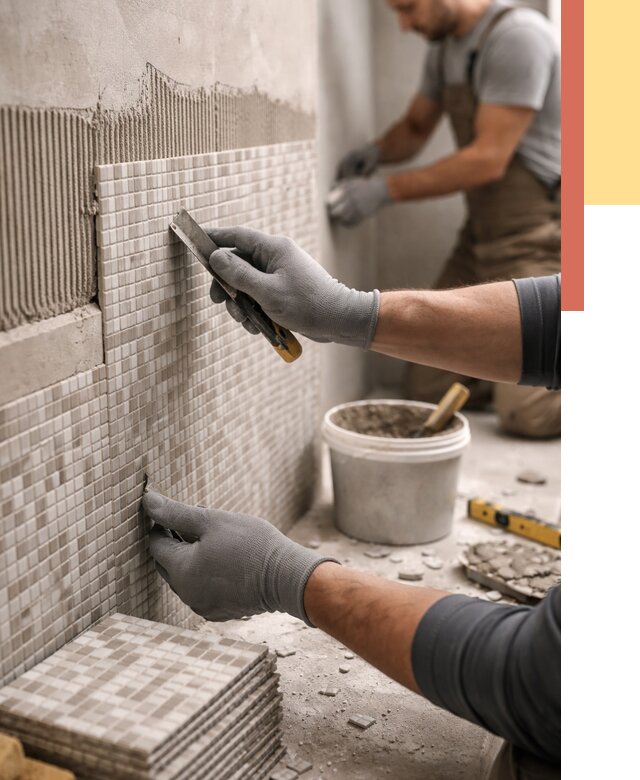 Облицовка стен мозаикой в Приморско-ахтарске от 3244 руб/м2 — укладка мозаики на стены | ОТДЕЛОЧНИК-Прр