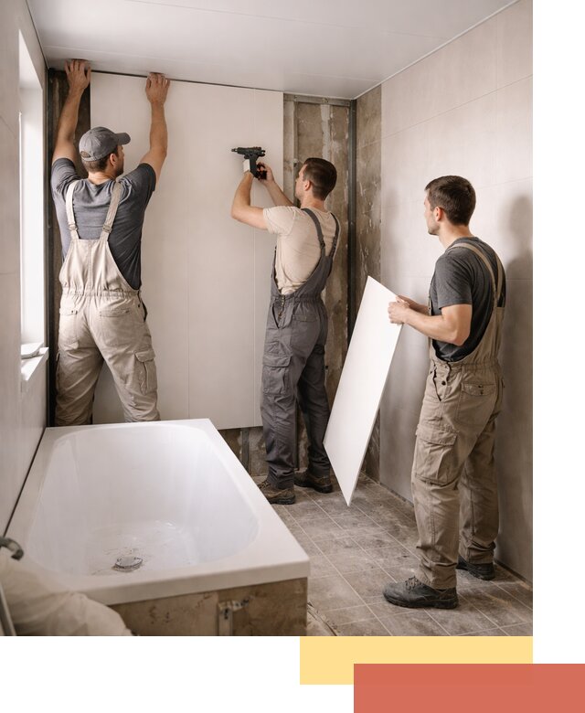 Отделка ванной панели ПВХ профессионально в Приморско-ахтарске