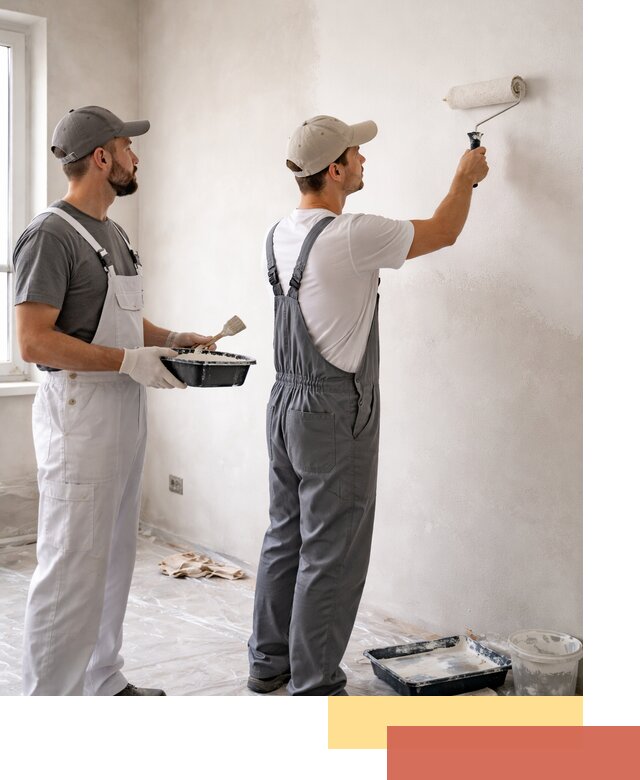 Покраска стен водоэмульсионной краской в Приморско-ахтарске