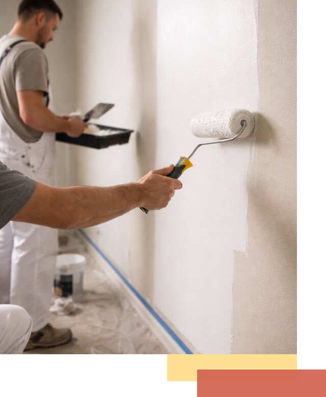 Покраска стен акриловой краской профессионально в Приморско-ахтарске