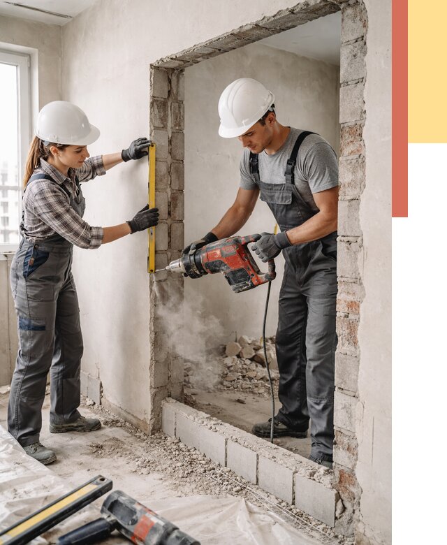 Создание проемов в стенах в Приморско-ахтарске от 6590 руб. — алмазная резка и расширение | ОТДЕЛОЧНИК-Прр