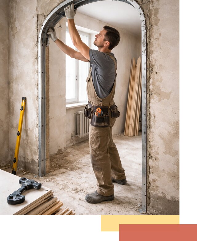 Устройство арочного проема в Приморско-ахтарске под ключ