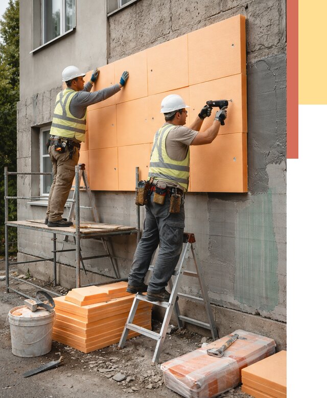 Утепление стен пеноплексом в Приморско-ахтарске от 1876 руб./м2 — быстро и недорого | ОТДЕЛОЧНИК-Прр