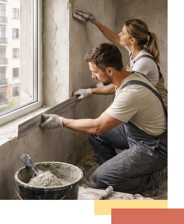 Штукатурка откосов дверей и окон профессионально в Приморско-ахтарске