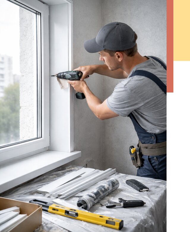 Установка пластиковых откосов в Приморско-ахтарске от 2281 руб. | ОТДЕЛОЧНИК-Прр монтаж, быстро и недорого