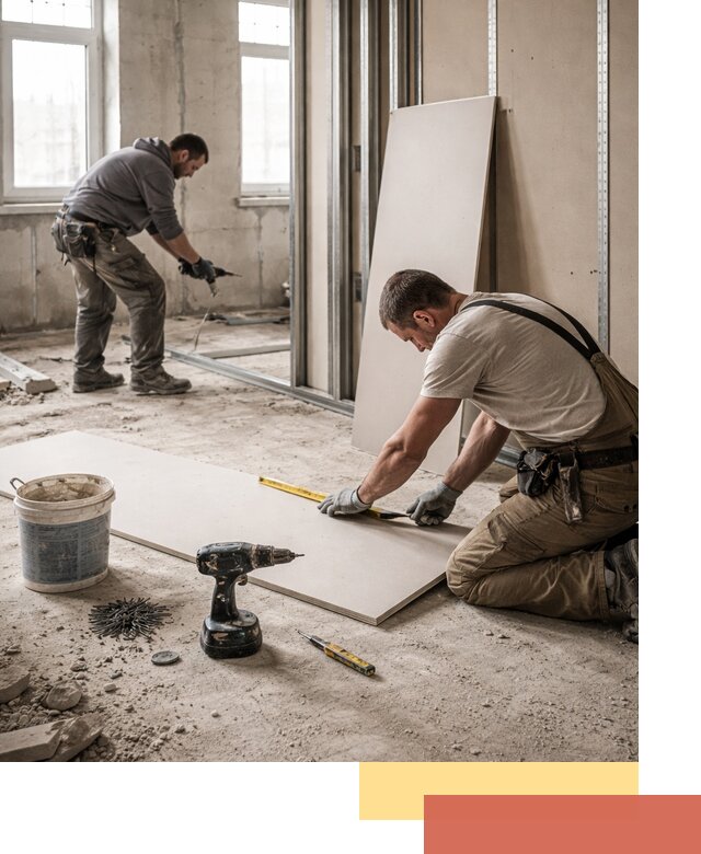 Кладка перегородок из ПГП под ключ в Приморско-ахтарске