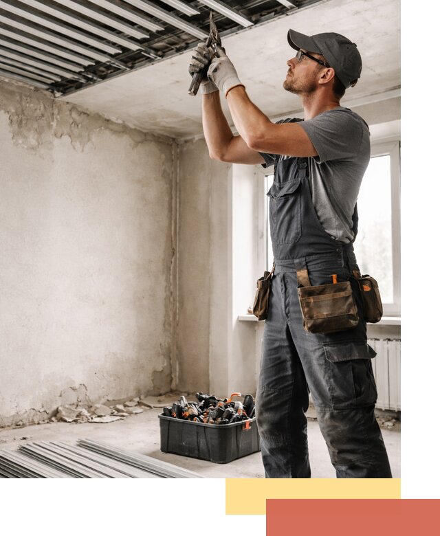 Демонтаж реечного потолка в Приморско-ахтарске быстро и аккуратно