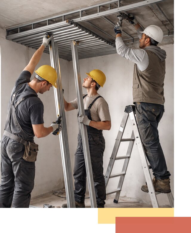 Монтаж реечного потолка под ключ в Приморско-ахтарске