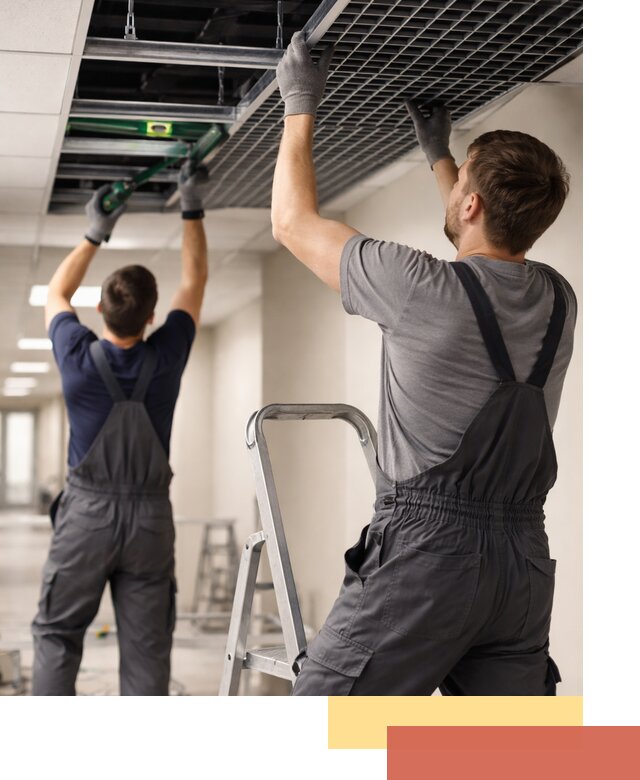 Монтаж потолка Грильято в Приморско-ахтарске: установка под ключ качественно