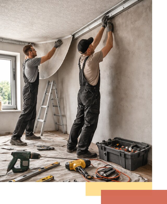 Монтаж фактурного натяжного потолка в Приморско-ахтарске качественно и быстро