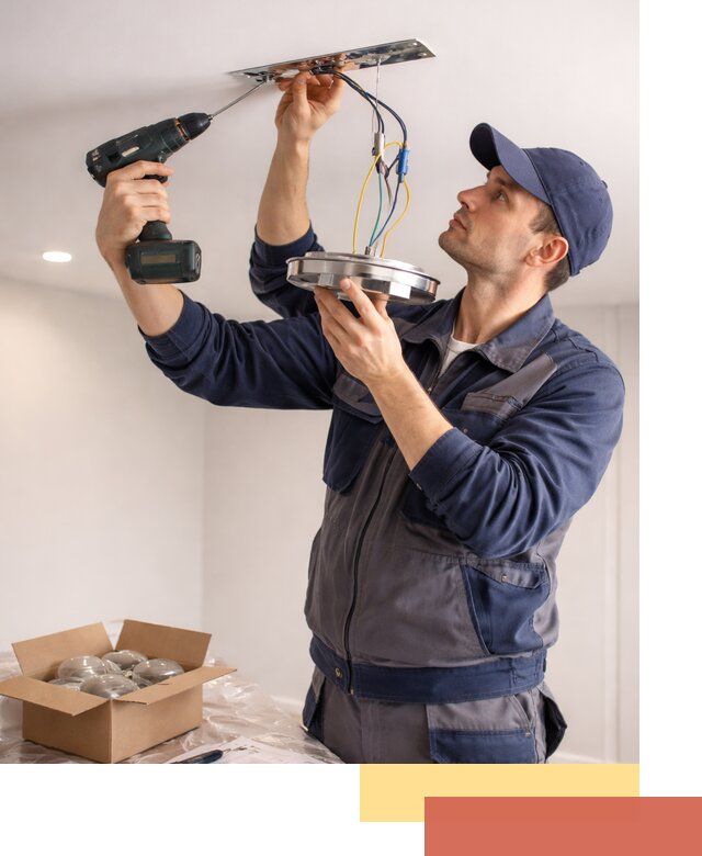 Установка люстры в натяжной потолок в Приморско-ахтарске