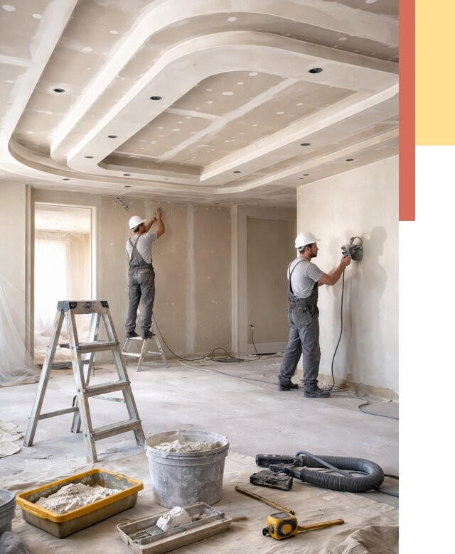 Многоуровневый потолок из гипсокартона в Приморско-ахтарске от 760 руб. под ключ | ОТДЕЛОЧНИК-Прр