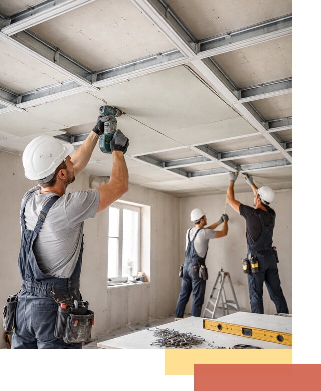 Кессонный потолок из гипсокартона под ключ в Приморско-ахтарске