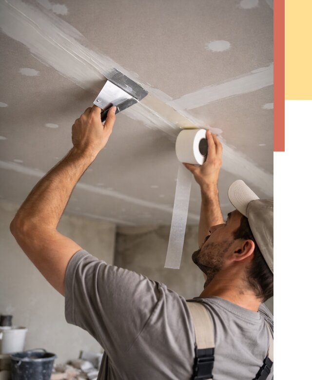 Обработка швов потолка ГКЛ в Приморско-ахтарске от 7604 руб. под ключ | ОТДЕЛОЧНИК-Прр