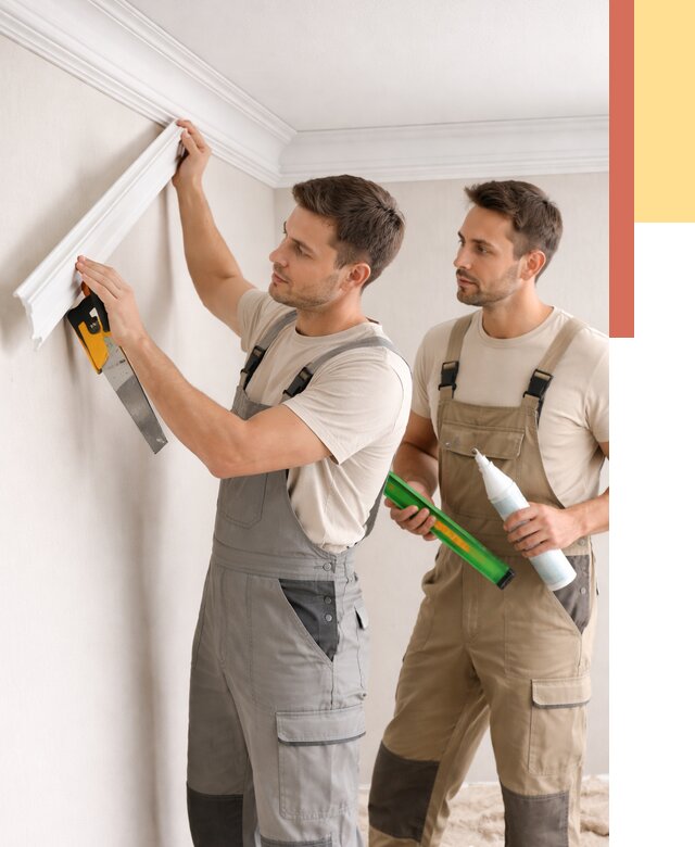 Монтаж потолочного плинтуса в Приморско-ахтарске от 2332 руб. — быстро и недорого | ОТДЕЛОЧНИК-Прр