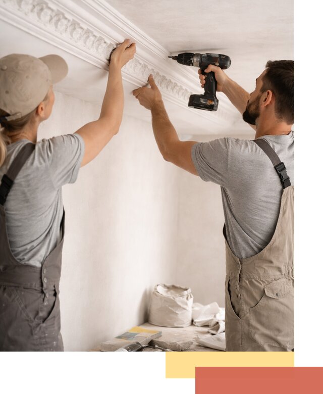 Профессиональный монтаж лепнины на потолок в Приморско-ахтарске