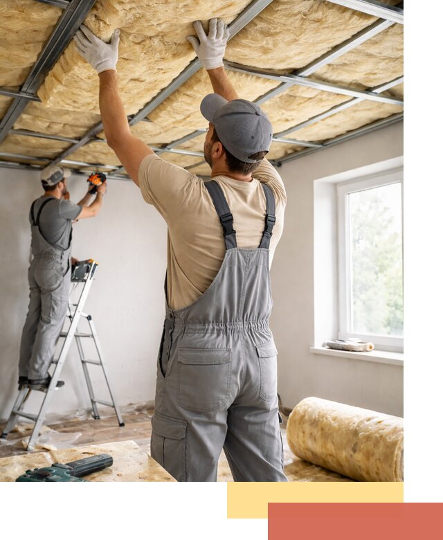 Утепление потолка под ключ в Приморско-ахтарске качественно и быстро