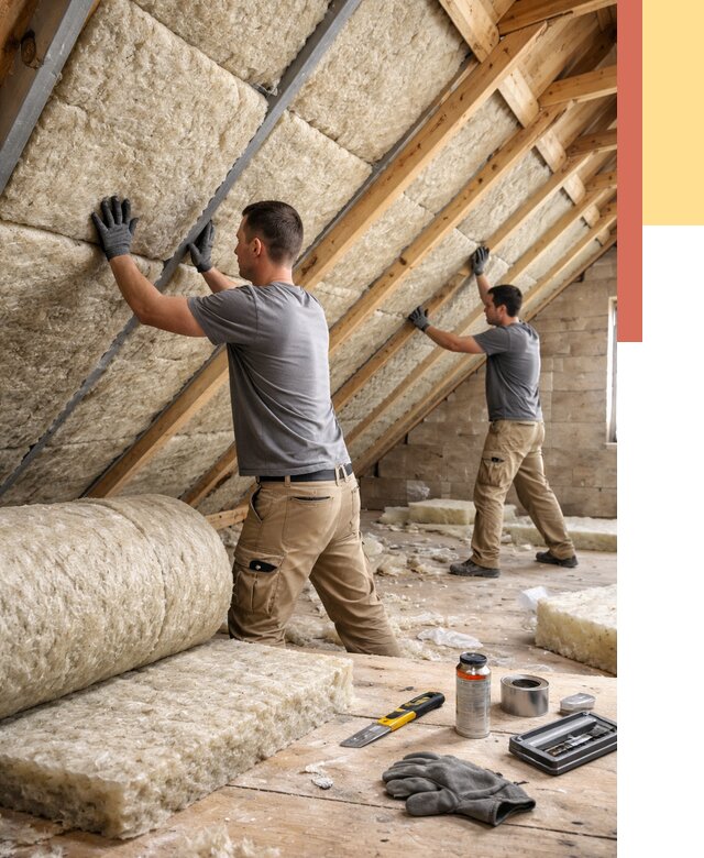 Утепление потолка минватой в Приморско-ахтарске от 1470 руб. — быстро и недорого | ОТДЕЛОЧНИК-Прр