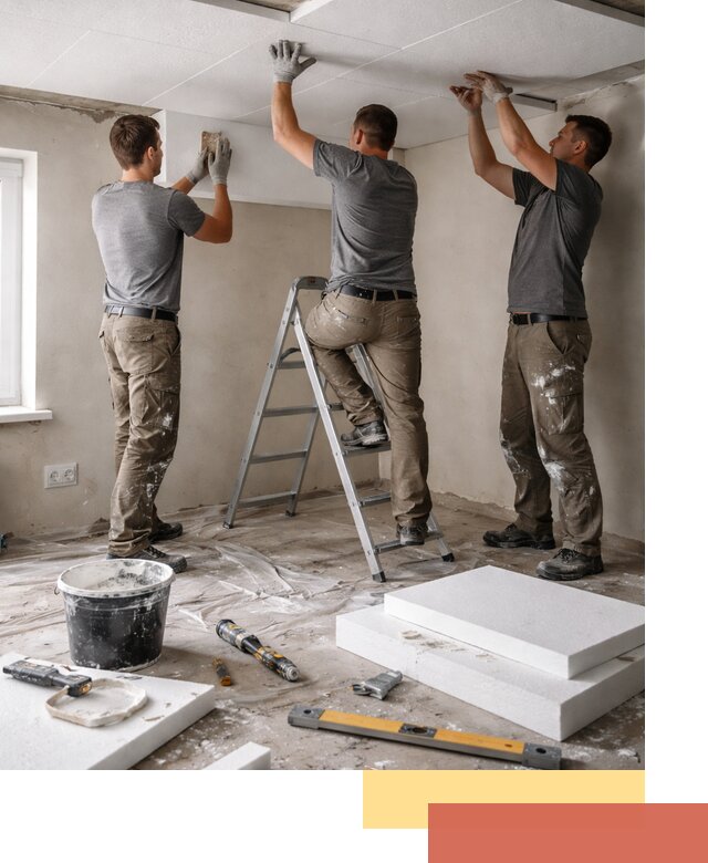 Утепление потолка пенопластом в Приморско-ахтарске быстро и качественно