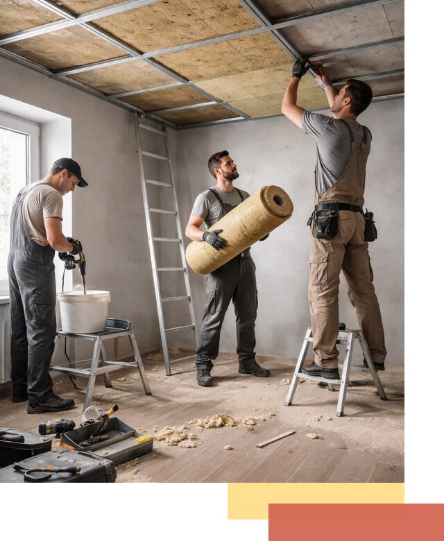 Шумоизоляция потолка в Приморско-ахтарске: профессиональный монтаж и отделка